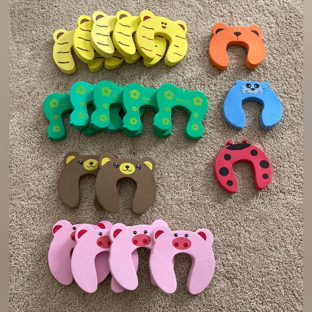 Door stoppers or finger pincher guards - 19